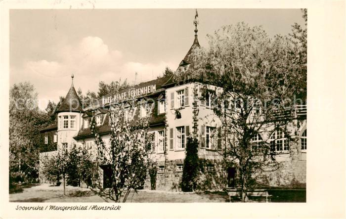 Mengerschied Karl Pfaff Ferienheim Soonruhe