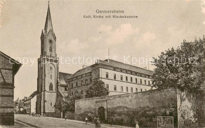 Germersheim Kath Kirche mit Klosterkaserne