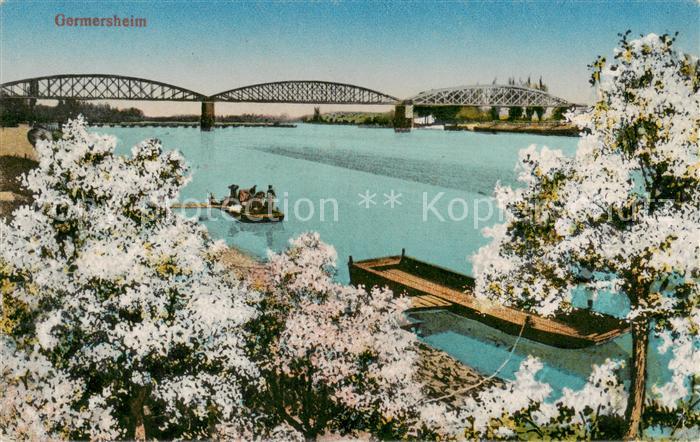 Germersheim Partie am Rhein