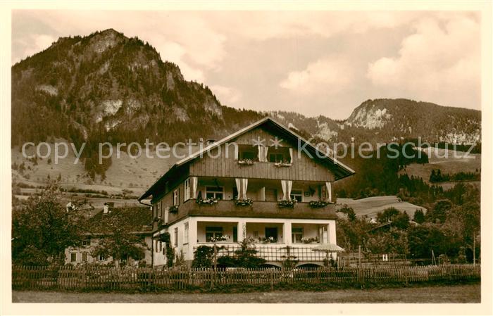 Hindelang Gaestehaus Pension Haus Hermann Blanz Allgaeuer Hochgebirge