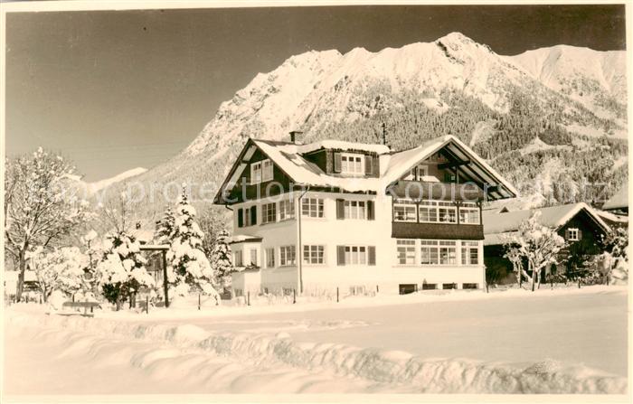 Oberstdorf Winterlandschaft Hotel Allgaeuer Alpen