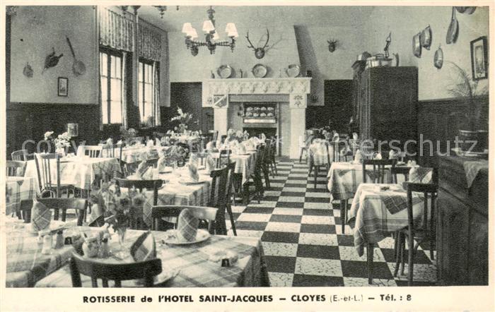 Cloyes-sur-le-Loir Rotisserie de l Hôtel Saint Jacques