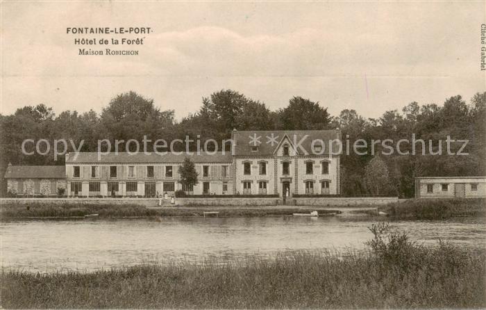 Fontaine-le-Port 77 Seine-et-Marne Hotel de la Foret Maison Robichon