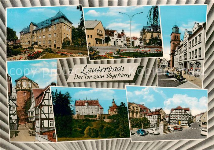 Lauterbach Hessen Orts und Teilansichten Schloss Marktplatz