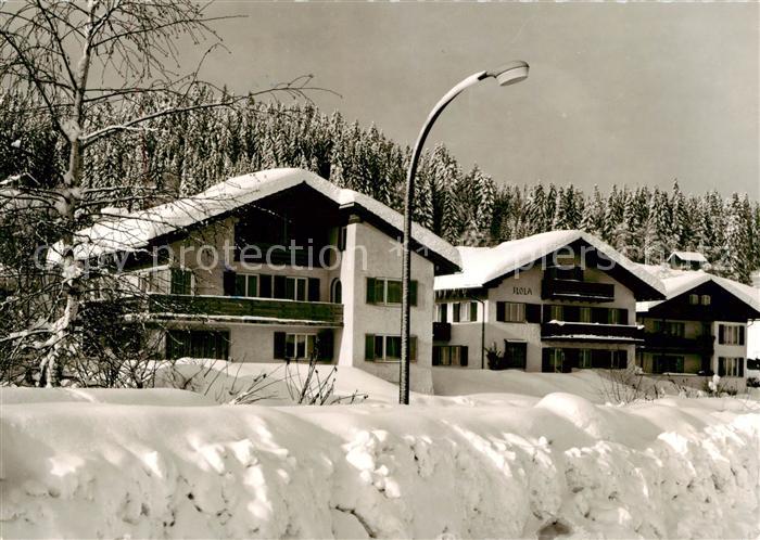 Oberstaufen Oberallgaeu Bayern Winteridyll Pension Jlola