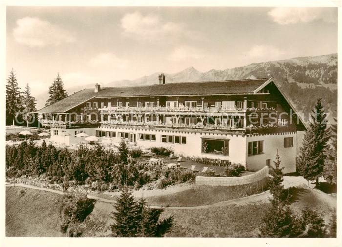 Sonthofen  Oberallgaeu Berghotel Allgaeuer Berghof mit Alpe Eck