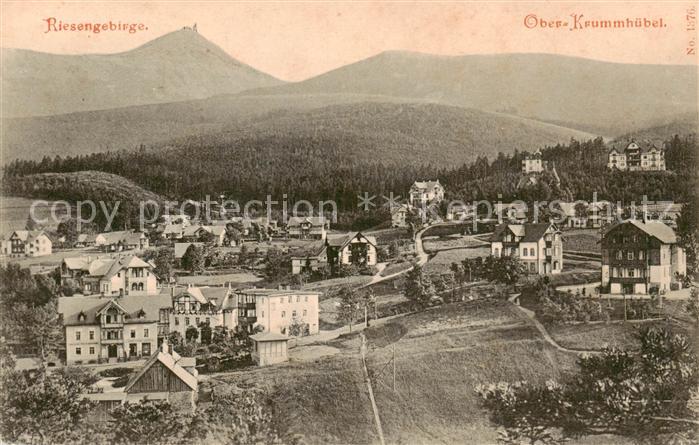 Ober-Krummhuebel Karpacz Riesengebirge PL Panorama