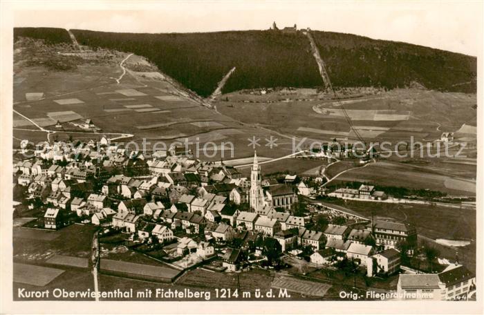 Oberwiesenthal Erzgebirge Fliegeraufnahme mit Fichtelberg