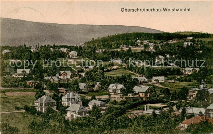 Ober-Schreiberhau Szklarska Poreba Riesengebirge PL Weisbachtal Panorama