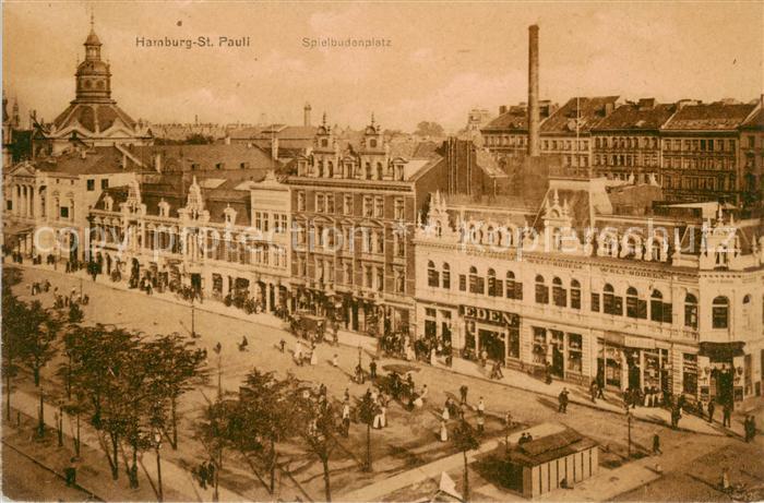 St Pauli Hamburg Spielbudenplatz