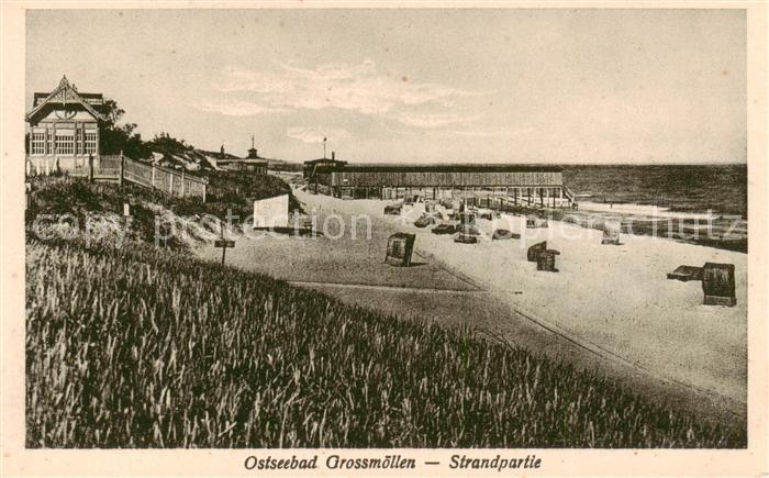 Grossmoellen Mielno PL Strandpartie Ostseebad