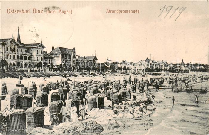 Binz Ruegen Strandpromenade