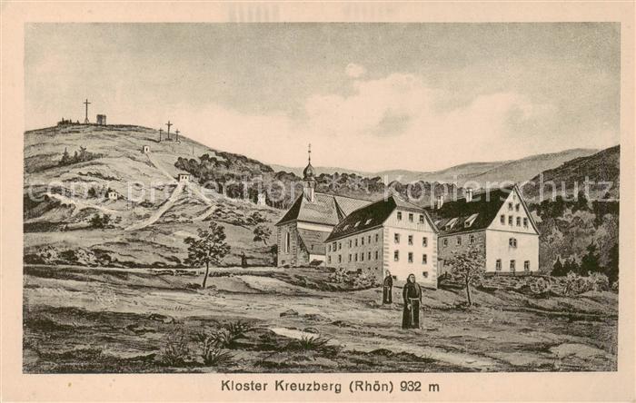 Kreuzberg  Rhoen Kloster Bischofsheim Panorama