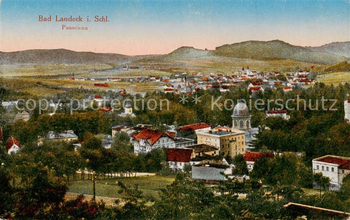 Bad Landeck Schlesien PL Panorama