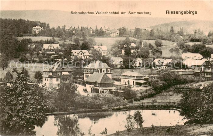 Schreiberhau Szklarska Poreba Riesengebirge PL Weissbachtal am Sommerberg