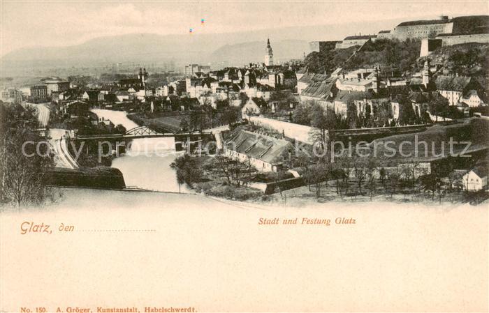 Glatz Klodzko Niederschlesien PL Stadt und Festung Glatz