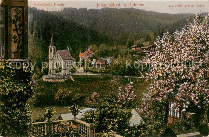 Johannisbad Janske Lazne Boehmen CZ Kath Kirche
