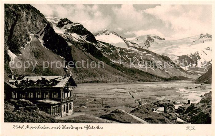 Kaprunertal AT Hotel Moserboden mit Karlinger Gletscher