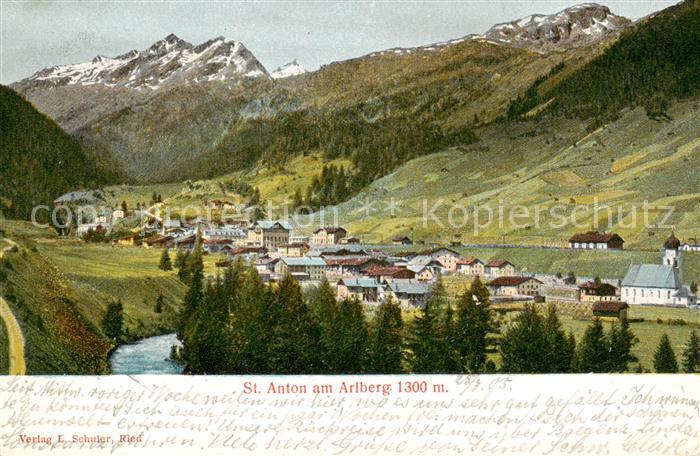 St Anton Arlberg AT Panorama