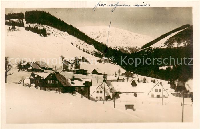 Pec pod Snezkou CZ Winterpanorama