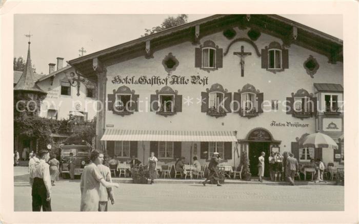 OBERAMMERGAU Bayern Hotel Gasthof Alte Post