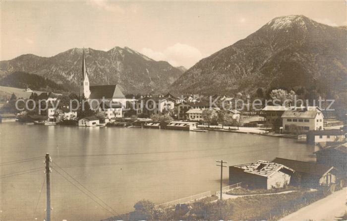 Egern Tegernsee Rottach-Egern Panorama mit Kirche