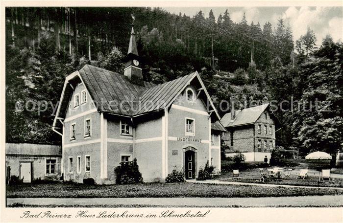 Bad Reinerz Duszniki-Zdrój PL Haus Liederkranz im Schmelzetal