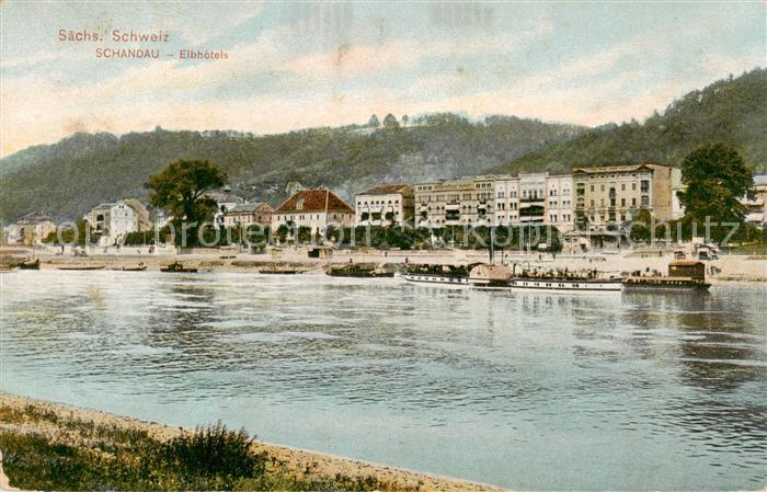 Schandau Bad Elbhotels Panorama