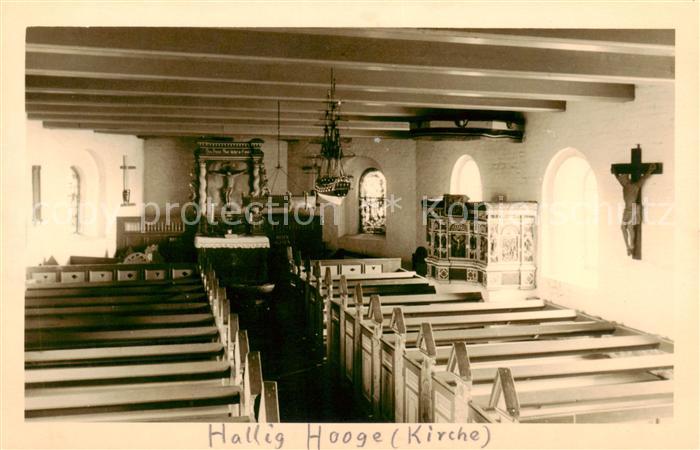 Hallig Hooge Kirche Inneres