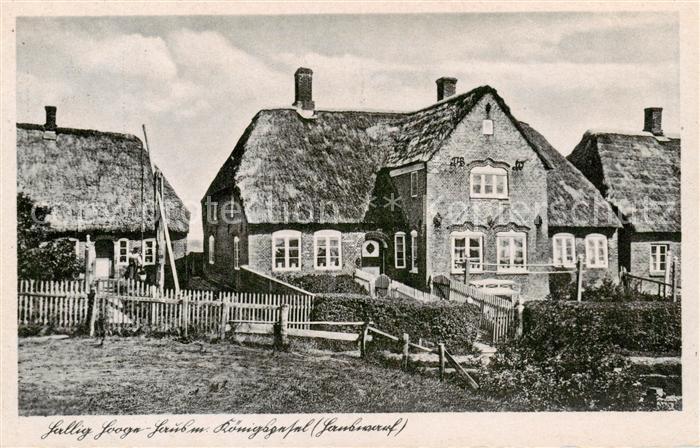 Hallig Hooge Haus mit Koenigspetel Hanswarf
