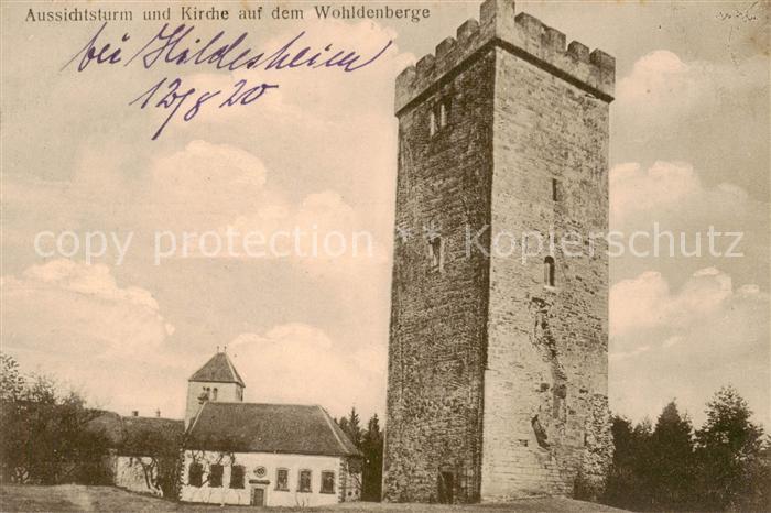 Wohldenberg Hildesheim Aussichtsturm und Kirche