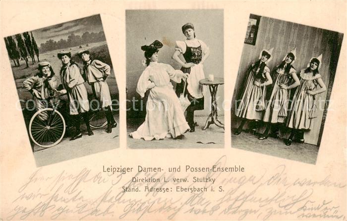 Ebersbach Sachsen Leipziger Damen und Possen Ensemble