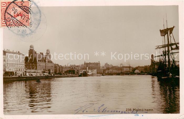 Malmoe Sweden Hafenpartie