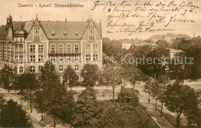 CHEMNITZ Sachsen Kaiserliche Oberpostdirektion