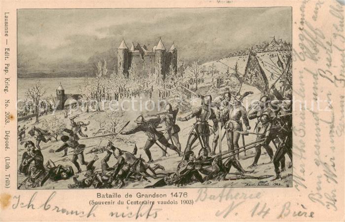 Biere VD Bataille de Grandson 1476