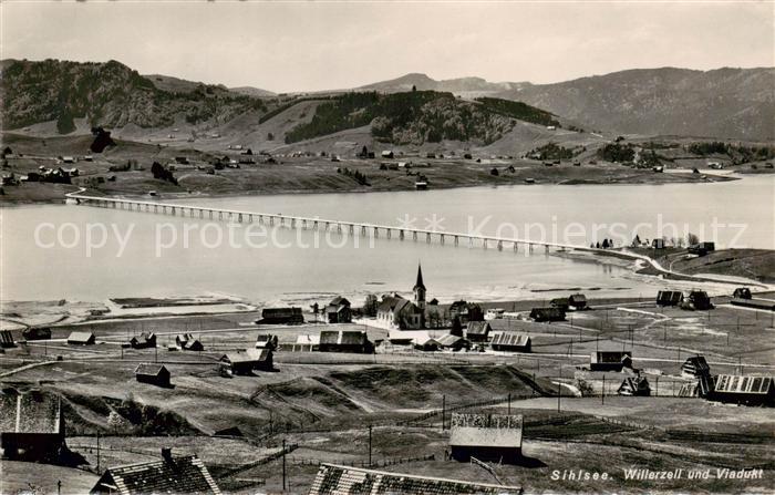 Sihlsee Einsiedeln SZ Willerzell und Viadukt