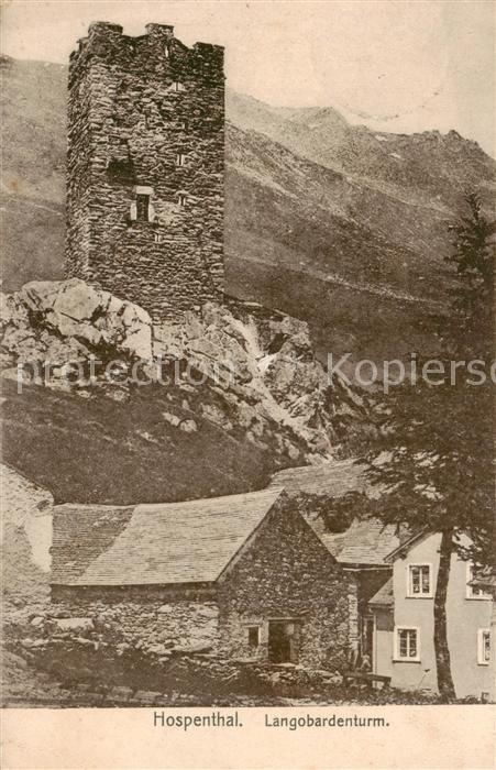 Hospenthal Hospental UR Langobardenturm