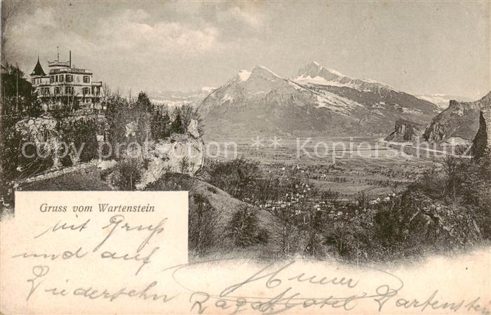 Wartenstein Bad Ragaz Ragatz SG Panorama