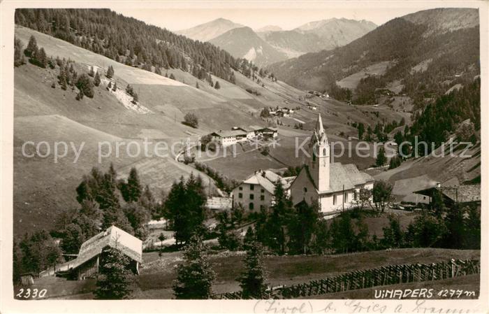 Vinaders Brenner Tannheim Tirol AT Panorama