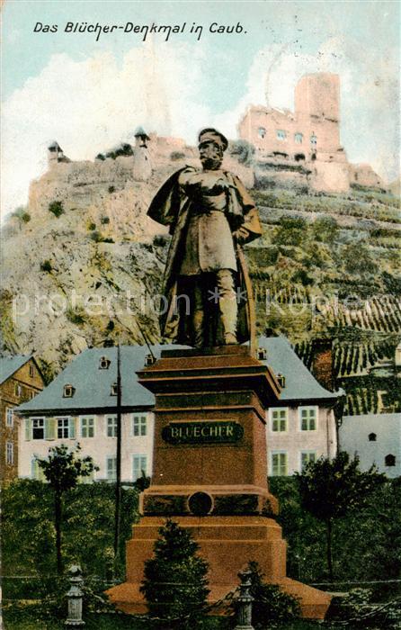 Caub Kaub Rhein Bluecher Denkmal
