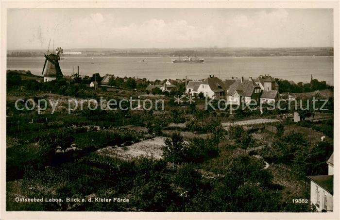 LABOE Ostseebad PLoeN Schleswig-Holstein Ostseebad Blick auf die Kieler Foerder