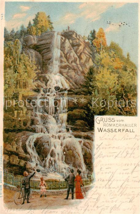 Romkerhaller-Wasserfall Goslar Ansicht