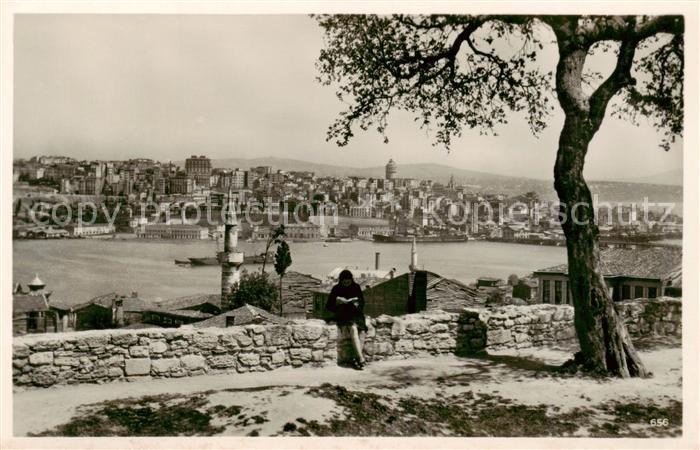 Istanbul Constantinopel TK Blick auf Galata