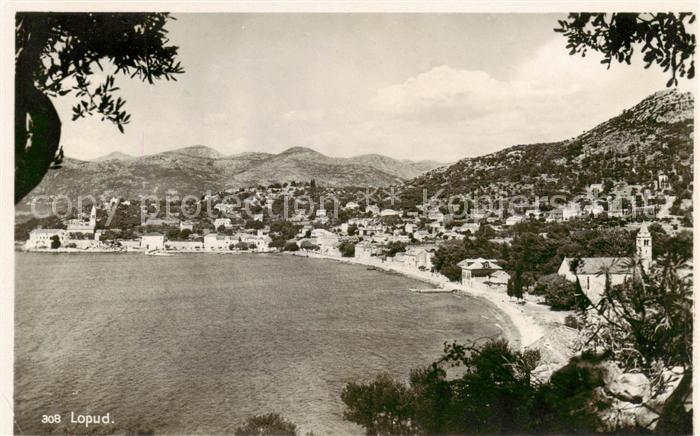 Lopud Dubrovnik Croatia Panorama