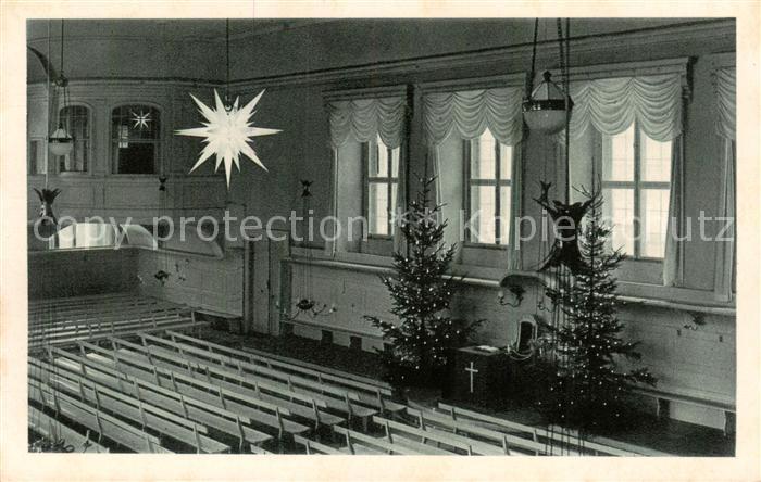 Herrnhut Kirchengemeinde der Bruedergemeinschaft Herrnhut vor der Christnacht