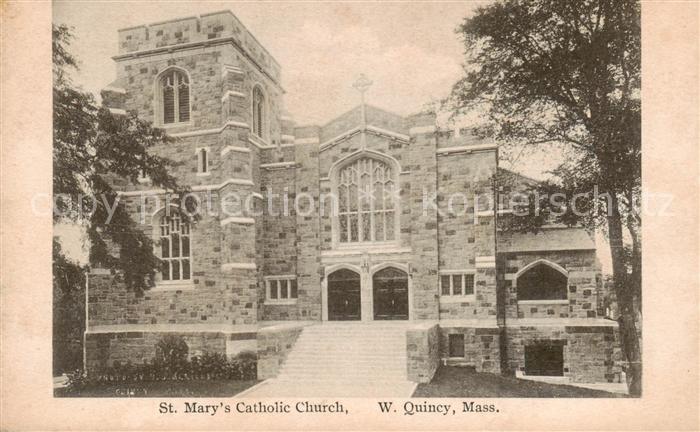 Quincy Massachusetts USA St Marys Catholic Church
