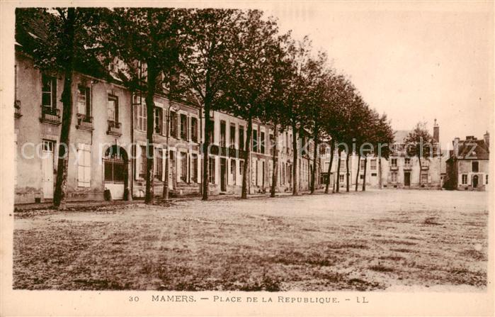 Mamers 72 Sarthe Place de la Republique