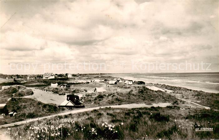 Franceville 14 Calvados Le terrain de camping en bordure de mer