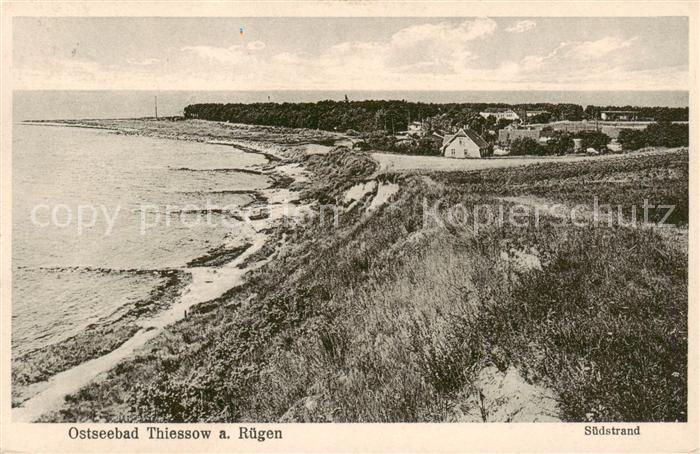 Thiessow Ostseebad Ruegen Suedstrand