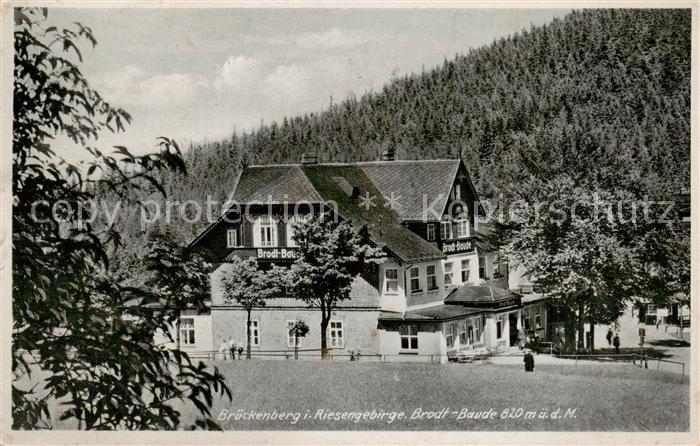 Brueckenberg Krummhuebel Riesengebirge PL Brodt Baude